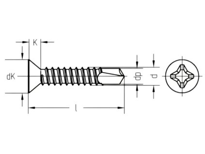 2046 skrutka din 7504p 3 5x 9 5 zn zh bal 1000ks