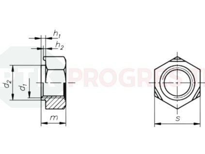 Matica Din 929 M10 A2  NEREZ privarovacia
