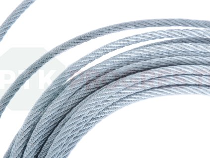Lano nerezové A4 6 mm DIN 3055 (7X7M-FC)  bal.25 m DIN3055
