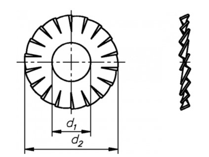 24213 podlozka din 6798 m 24 a2 az vejarova bal 100ks