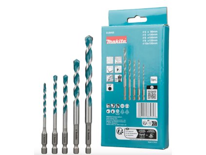 Sada vrtákov Multi materiál 5 ks Makita   E-25432