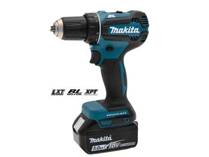 AKU Skrutkovač MAKITA DDF 485RTJ 2x5Ah