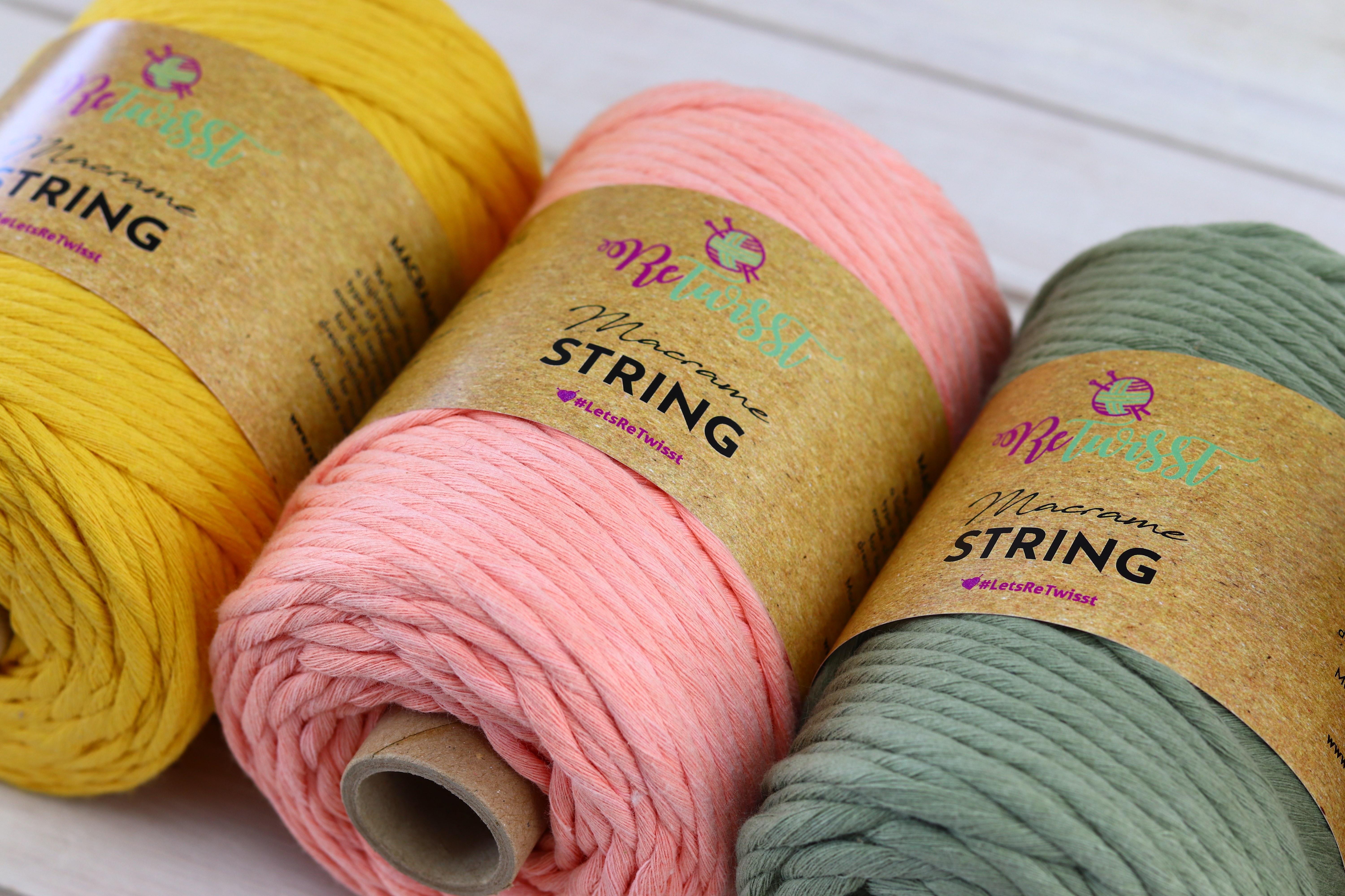 Nová příze Macrame String od Retwisst