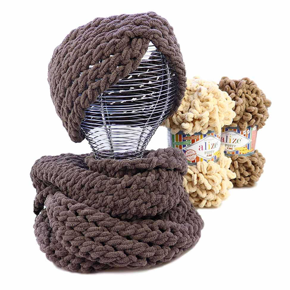 Kurz háčkování - Zimní set z příze Puffy Fine