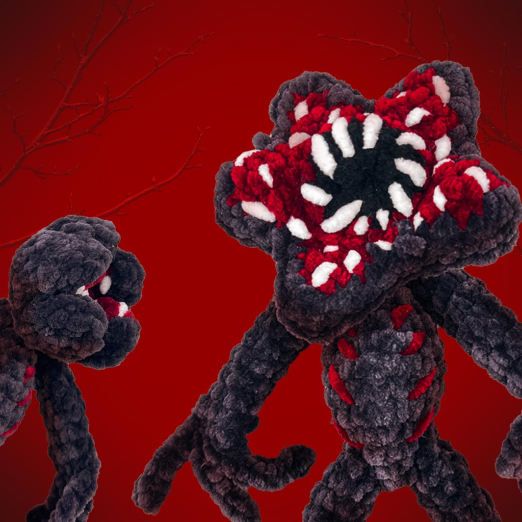 Háčkovaná příšerka z Obráceného světa: Návod zdarma