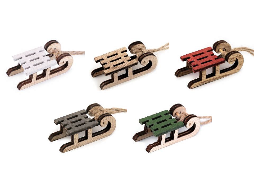 Vánoční dekorace - sáňky