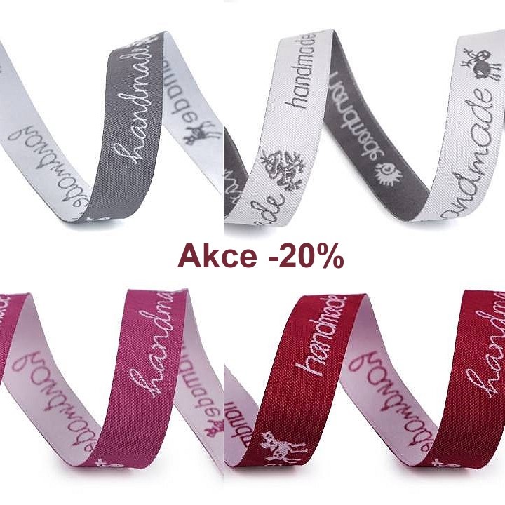 Akce - 20% na vánoční stuhy HandMade