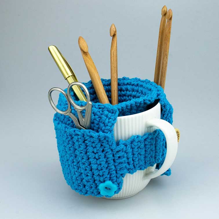 Z hrníčku stojánek - mávnutím háčku