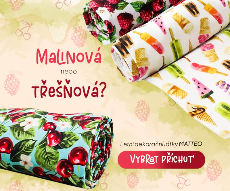 deko látky zmrzlina mobil