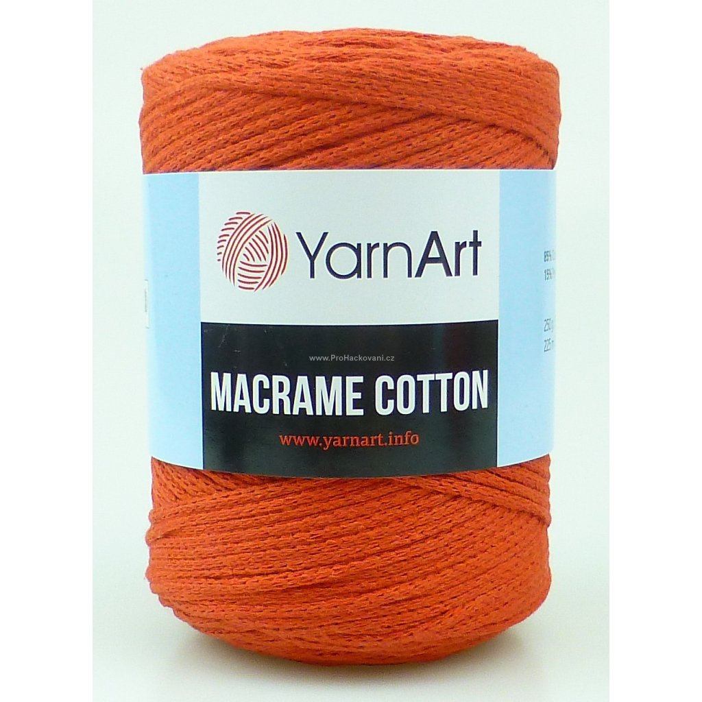 Macrame Cotton 785 cihlová
