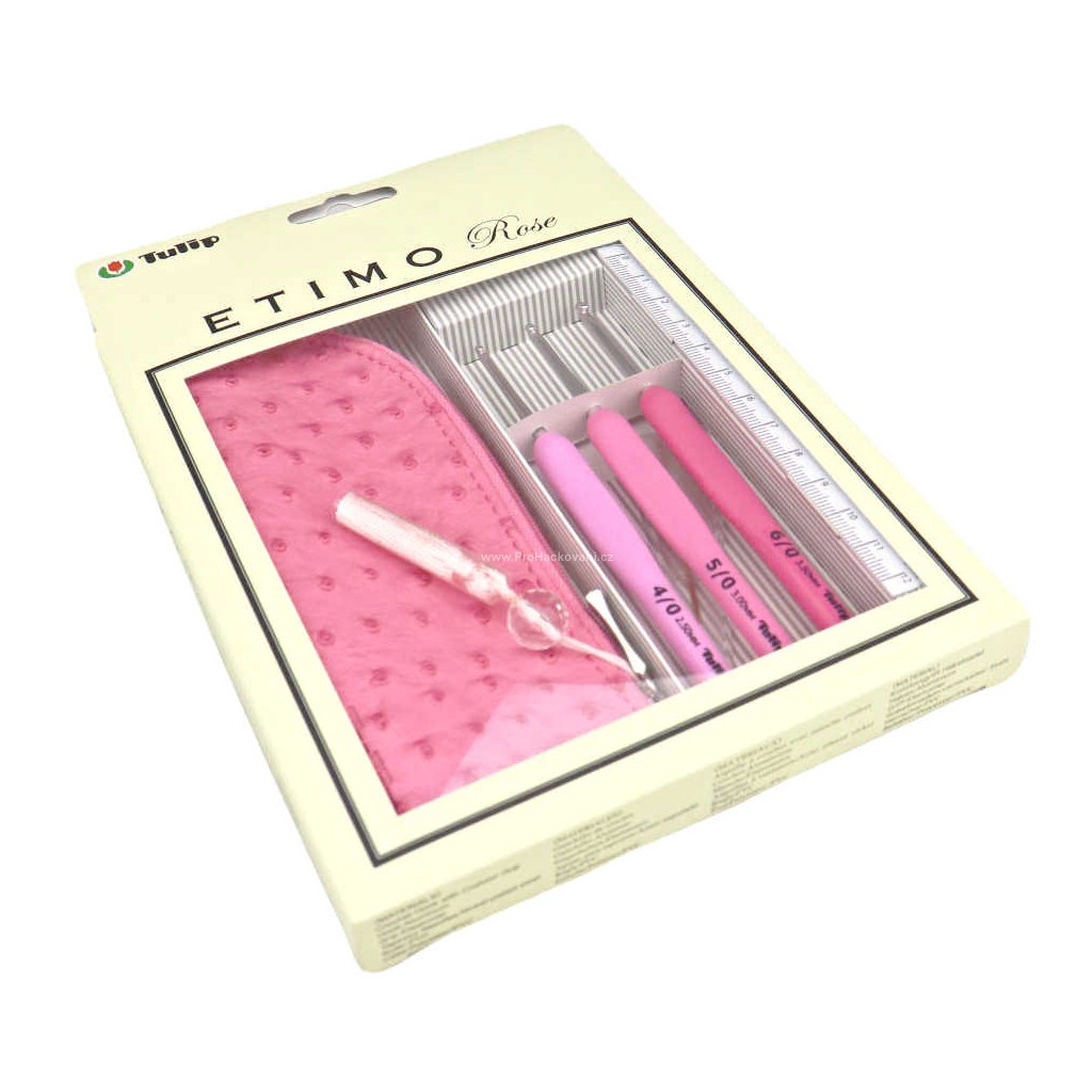 Tulip Etimo Rose 6 mm 14 cm Crochet Hook with Soft Cushion - TER