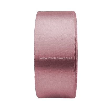 Atlasová stuha  40 mm 100649 starorůžová 20 m