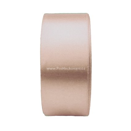 Atlasová stuha  40 mm 103701 světle béžová 20 m