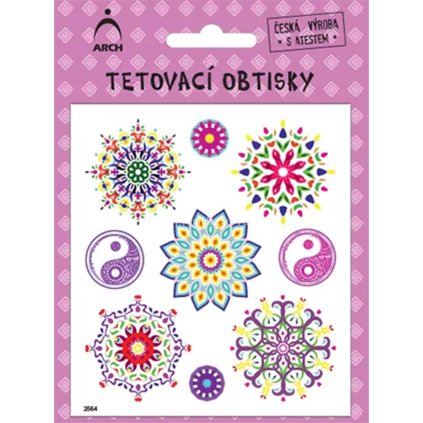 Tetovací obtisky mandaly