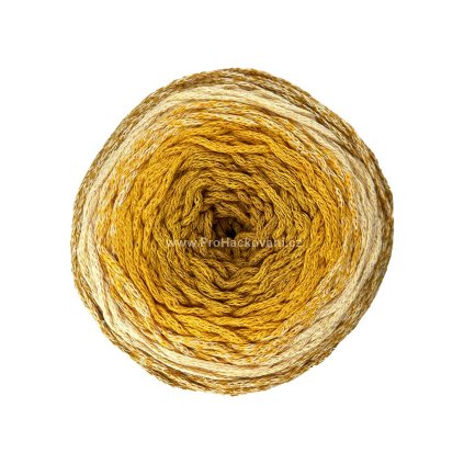 Chainy Cotton Cake ReTwisst 61 variace žluté