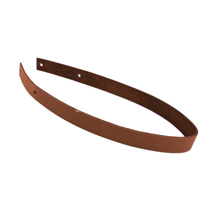 Kožený popruh 58 cm šířka 2,5 cm hnědý