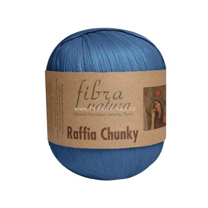 Raffia Chunky 114-13 tmavě modrá