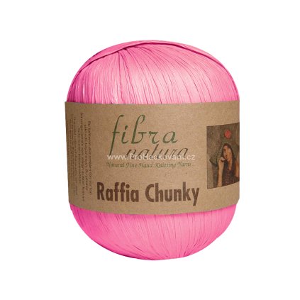 Raffia Chunky 114-05 růžová