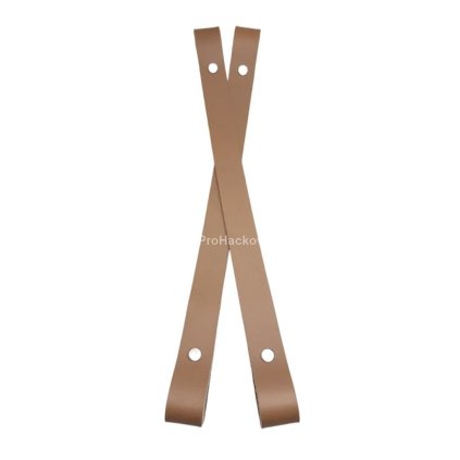 Kožený popruh 60 cm béžový