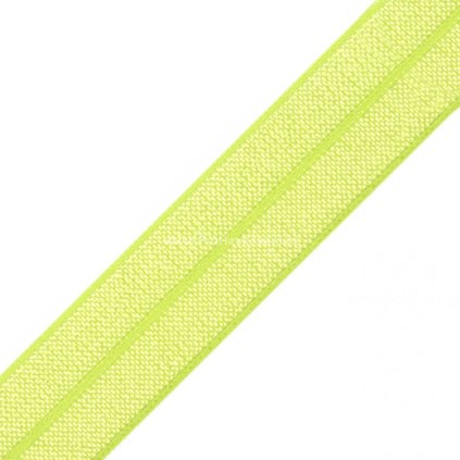 Lemovací pruženka š.20 mm žlutozelená neon