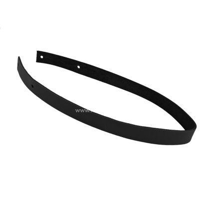 Kožený popruh 62 cm šířka 2 cm černý