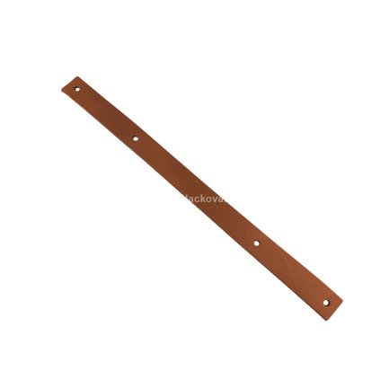 Kožený popruh 22 cm šířka 2 cm hnědý