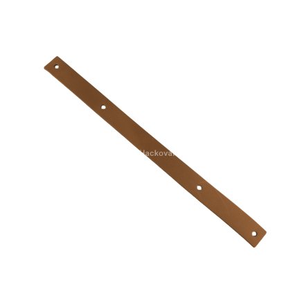 Kožený popruh 22 cm šířka 2 cm tmavě hnědý