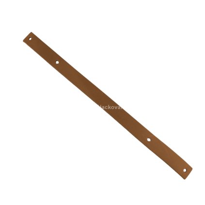 Kožený popruh 32 cm šířka 2 cm tmavě hnědý