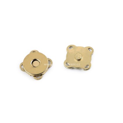 Magnetické zapínání 10 mm zlaté