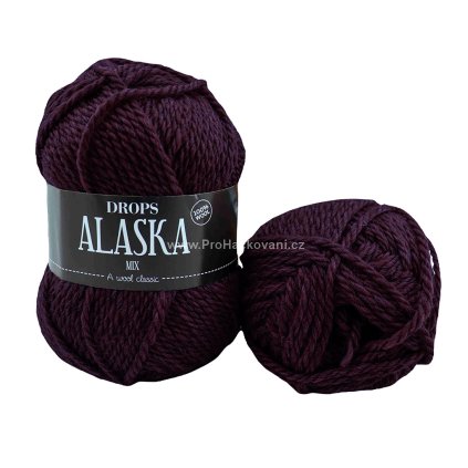 Drops Alaska MIX 78 tmavá vínová