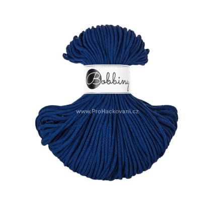 Bobbiny šňůry junior 3 mm Inkoustově modrá (Ink Blue)