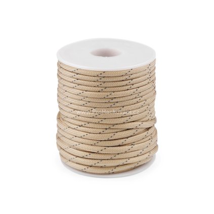 Paracord šňůra reflexní 4 mm béžová