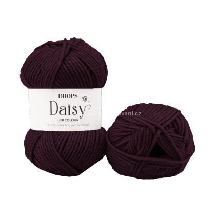 Drops Daisy uni 34 tmavá grape
