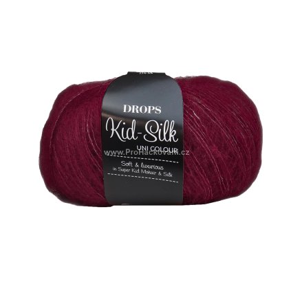 Drops Kid-Silk 70 bordó