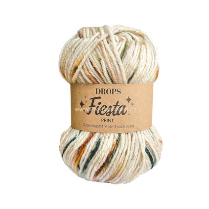 Drops Fiesta long print 40 slunečné vzpomínky