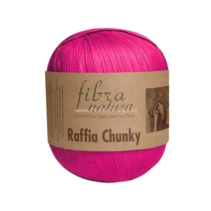 Raffia Chunky 114-33 fuchsiová