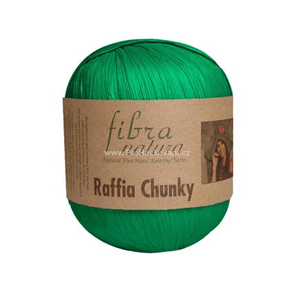 Raffia Chunky 114-40 výrazná zelená