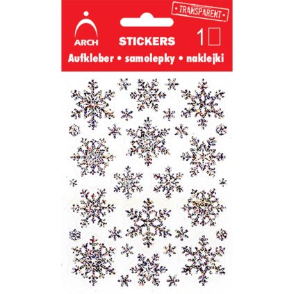 Samolepky holografické vločky