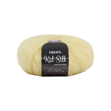 Drops Kid-Silk 73 světlá žlutá