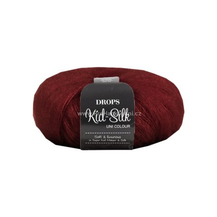 Drops Kid-Silk 68 kaštanová