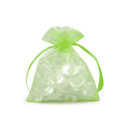 Dárkový pytlík 9x11 cm zelená světlá
