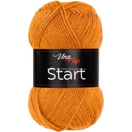 příze Start 41050 tmavá hořčicová