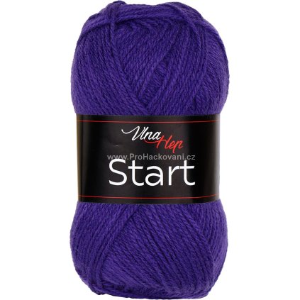 příze Start 41096 modrofialová