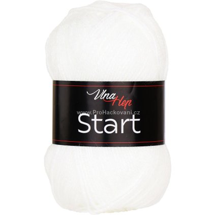 příze Start 4002 bílá