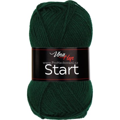 příze Start 41234 temná zelená