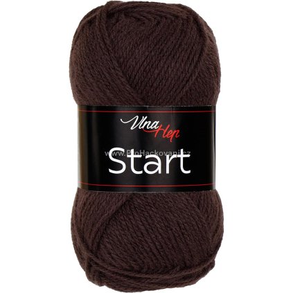 příze Start 41266 tmavá hnědá