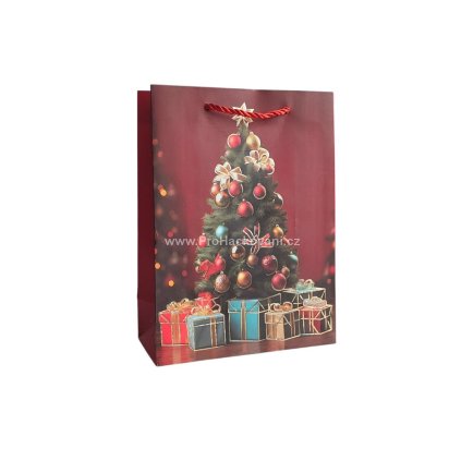 Dárková taška 18x24x8,5 cm stromeček