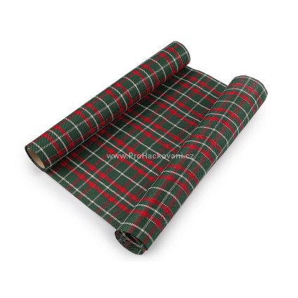 Běhoun s lurexem zelený 36 cm 2,7 m