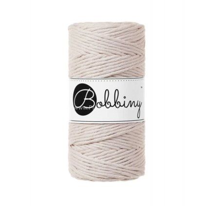 Bobbiny Macramé Cord 3 mm Tělová (Nude)