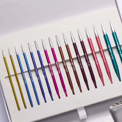 Sada výměnných jehlic KnitPro Zing Melodies of Life 13 cm 3,5 - 8 mm